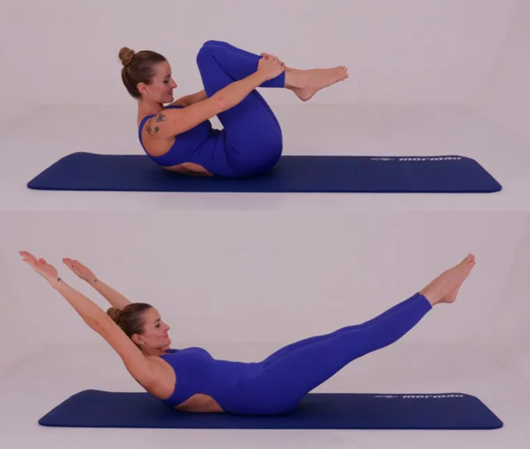 Bài tập 2: Double Leg Stretch. Bài tập 2: Double Leg Stretch.