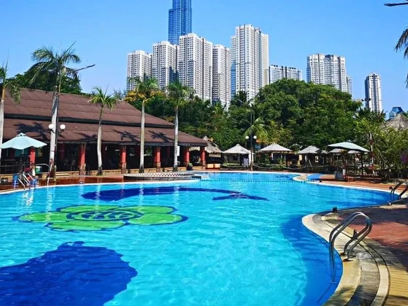 be-boi-tphcm-2-1 Hồ bơi khu du lịch Văn Thánh.