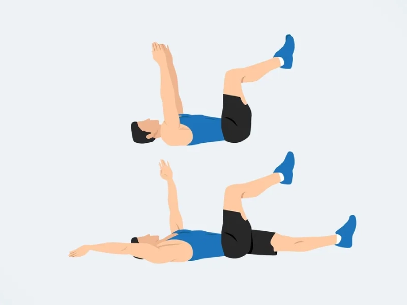 Bài tập Pilates tăng cường cơ core - Dead Bugs