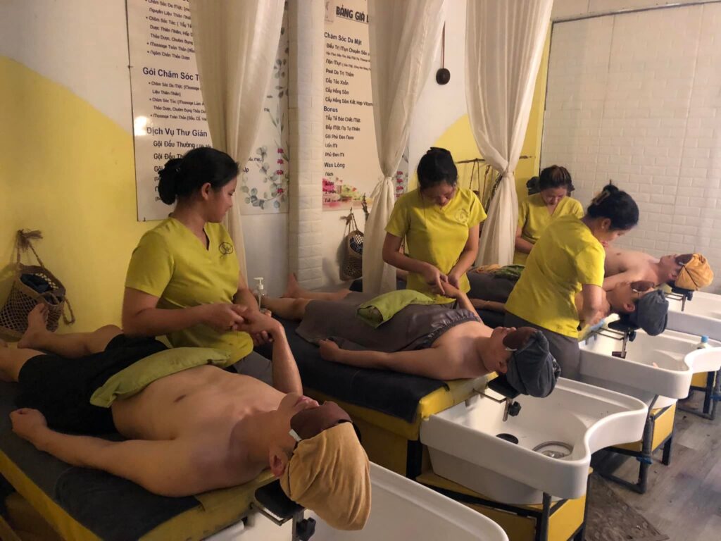 Tiệm gội đầu dưỡng sinh kiên giang