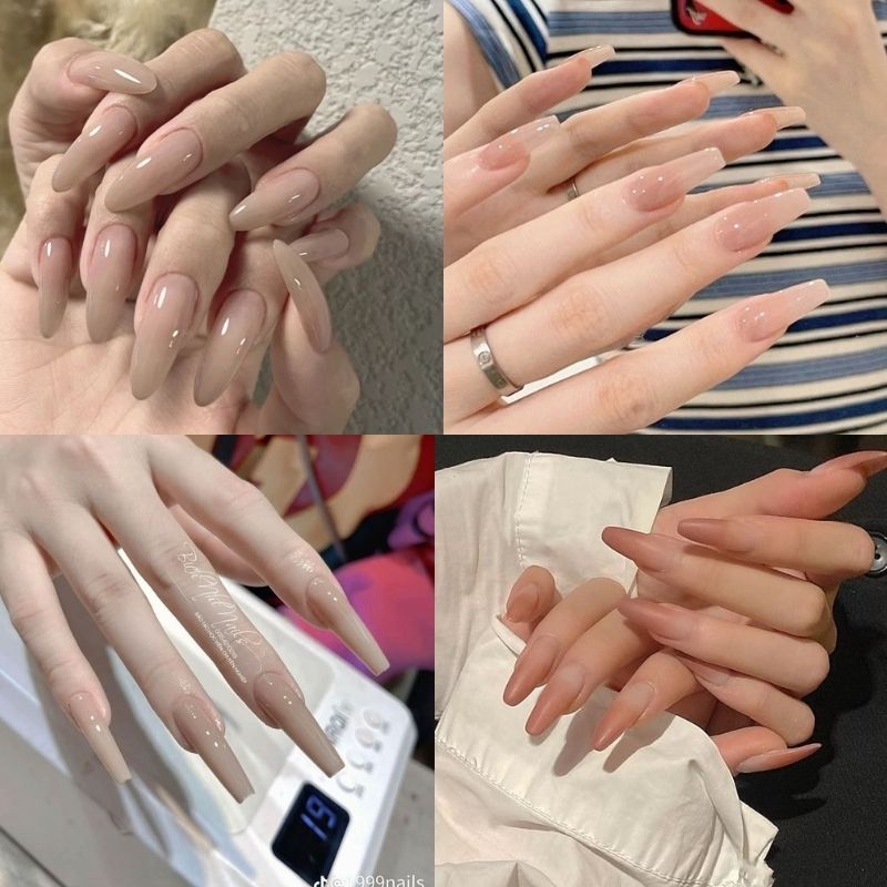 Móng Dài Sang Trọng: 12 Mẫu Nail Thời Thượng Ai Cũng Mê 8 mẫu móng tay dài