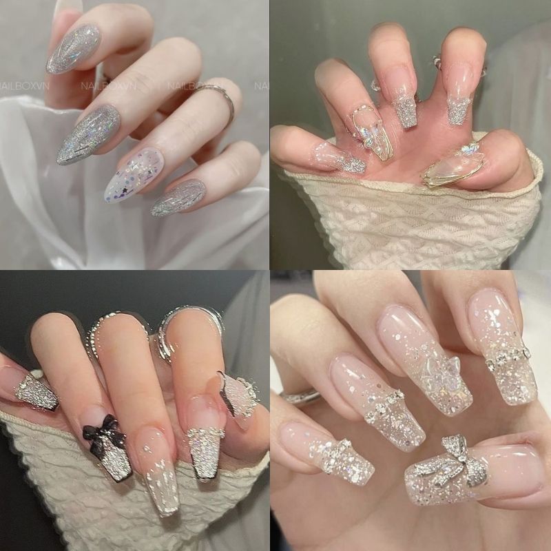 mau-nail-kim-tuyen-dep-4 mẫu nail kim tuyến đẹp