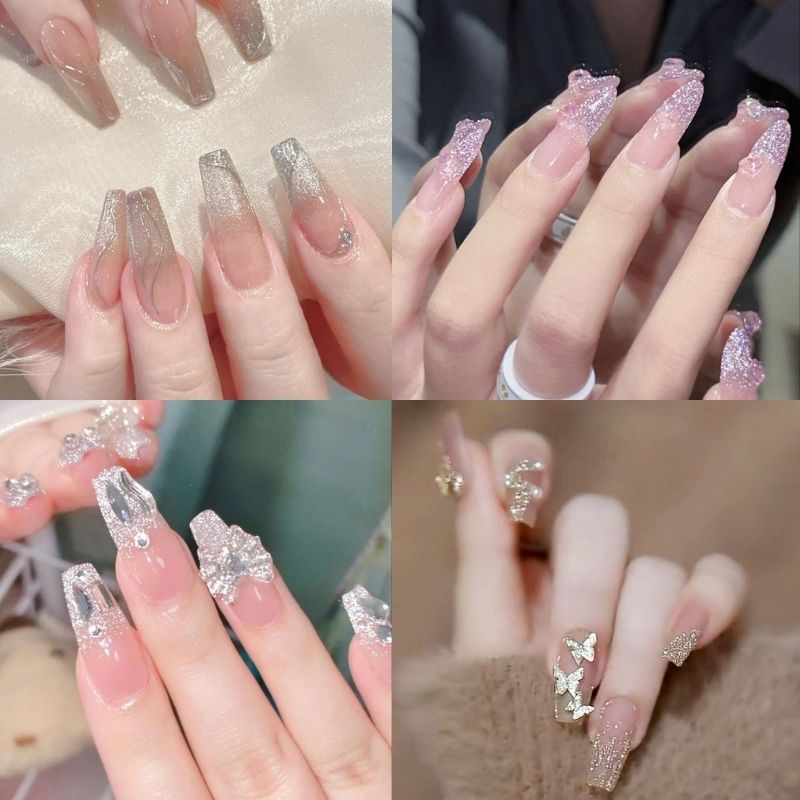 mau-nail-kim-tuyen-dep-7 mẫu nail kim tuyến đẹp
