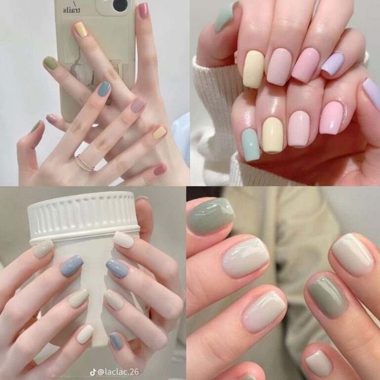 Móng Ngắn Dễ Thương: 35+ Mẫu Nail Nhẹ Nhàng, Trendy Cho Bạn