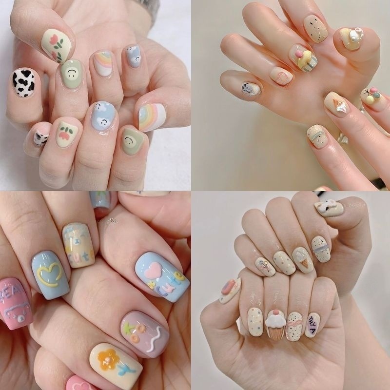 mau-nail-pastel-dep-6-1 mẫu nail pastel đẹp