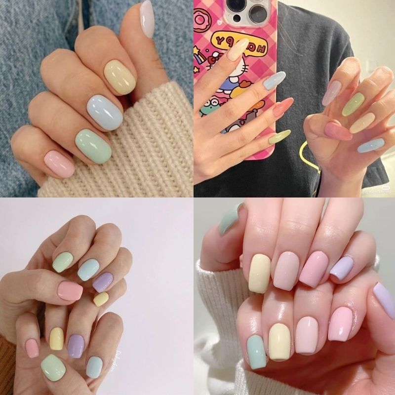 mau-nail-pastel-dep-7 mẫu nail pastel đẹp