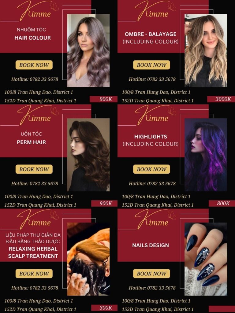 Top 11 salon tóc Quận 1: Chuyên nghiệp, phong cách, không thể bỏ lỡ