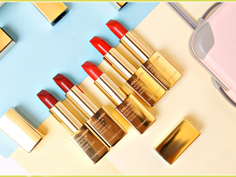 Son The Face Shop Collagen Ampoule Lipstick: Thỏi Son Được Ưa Chuộng Nhất Hiện Nay
