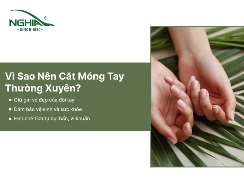 Tần suất cắt móng tay hợp lý