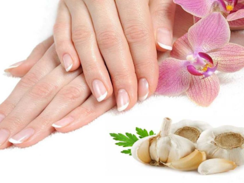 Tỏi giúp móng nhanh dài và khỏe