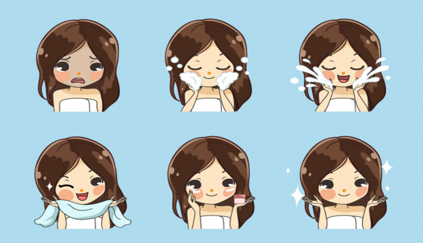 chăm sóc da mụn đều đặn