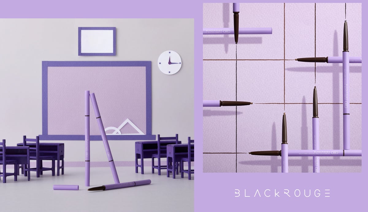 Chì Kẻ Mày BLACK ROUGE HALF-HARD DRAWING MASTER EYEBROW