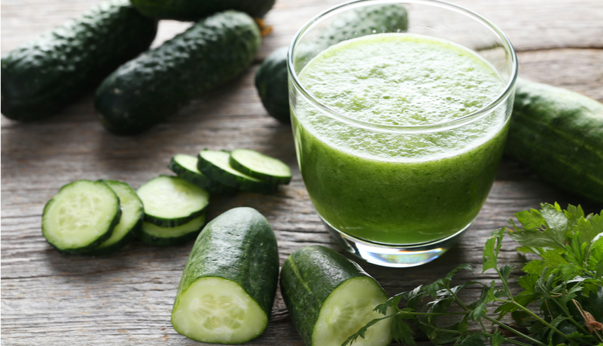 Nước ép dưa chuột làm đều màu da