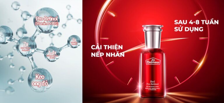 Dr. Belmeur Red Pro Retinol Serum Trẻ Hóa Làn Da Chuyên Nghiệp Tại Nhà