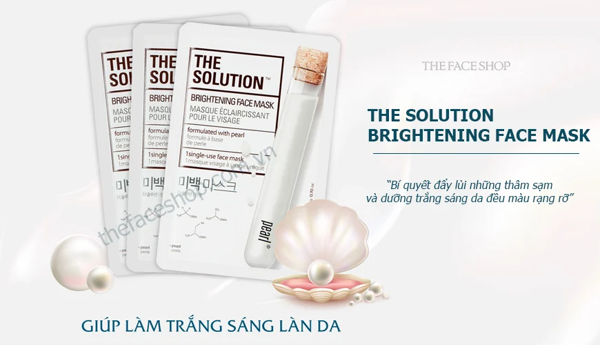 The Solution Brightening Face Mask