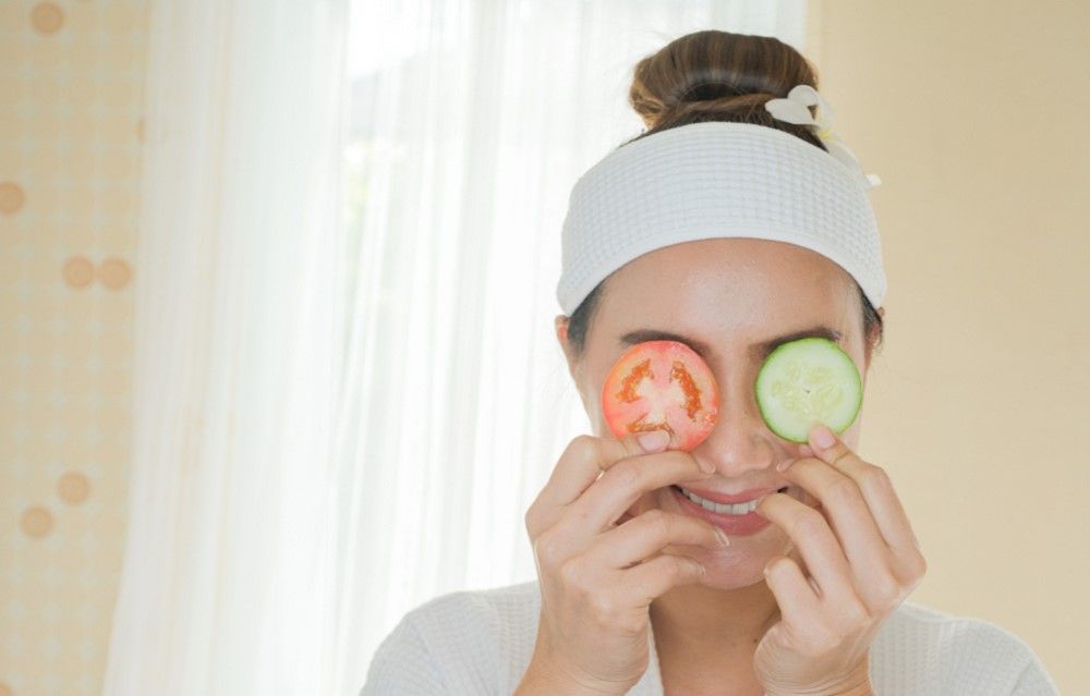 Mặt nạ cà chua, dưa leo