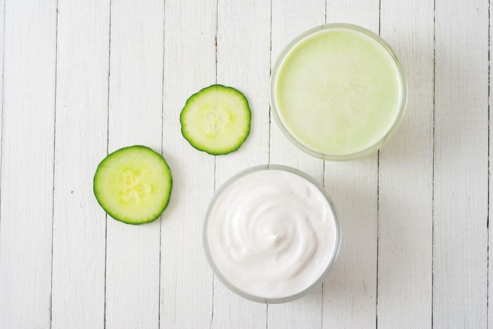 Mặt nạ dưa leo, sữa chua