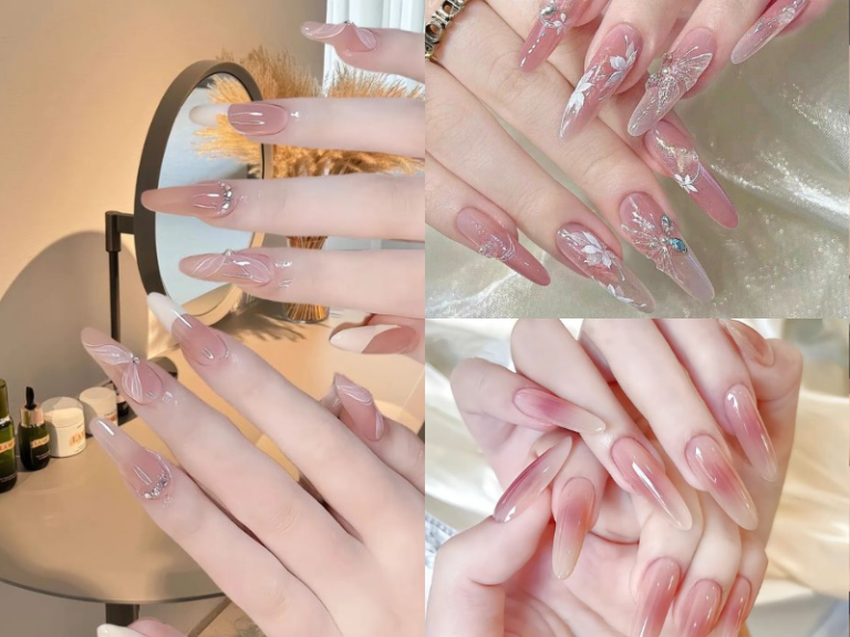 30+ mẫu nail tinh tế thanh lịch nàng dâu tỏa sáng ngày cưới