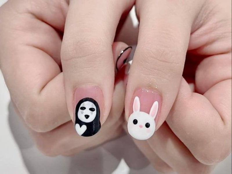 Nail box đáng yêu với hình ảnh Gấu Brown, Thỏ Cony