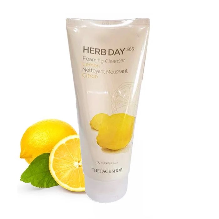 sua-rua-mat-danh-cho-da-dau-mun-thefaceshop_f9d963c30df8480fa6c404aee36807a9 sữa rửa mặt Herb Day 365 Lemon The Face Shop