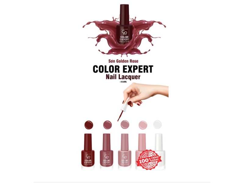 Sơn móng Golden Rose Color EXPERT Nail Lacquer Sơn móng Golden Rose Color EXPERT Nail Lacquer