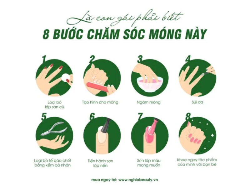 Sơn móng tay cơ bản tại nhà Sơn móng tay cơ bản tại nhà