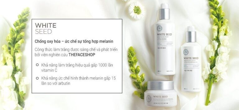 The Face Shop White Seed: Review Chi Tiết Dòng Sản Phẩm Dưỡng Trắng Da