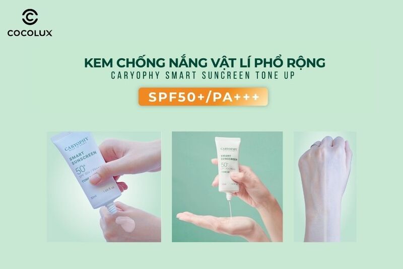 1685778626100-dung-kem-chong-nang-co-lam-trang-da-khong-10 Kem Chống Nắng Ngừa Mụn Caryophy Smart Tone Up 50ml