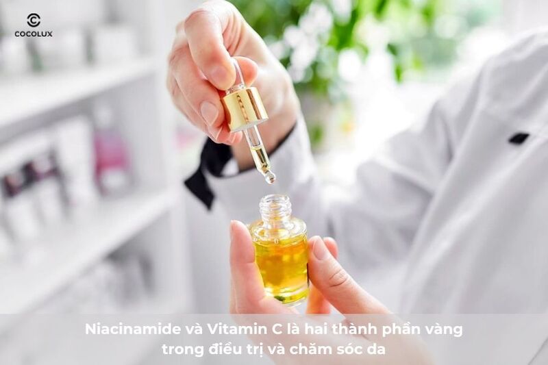 Có thể sử dụng Niacinamide và Vitamin C chung được với nhau không?