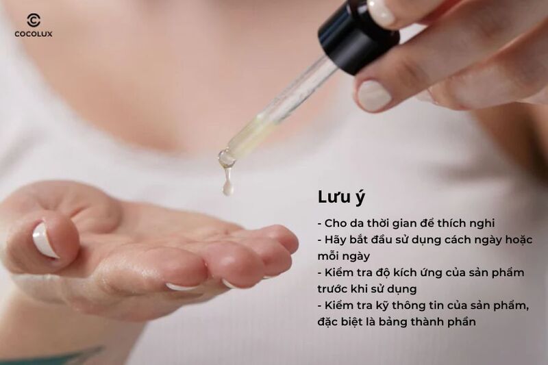 Lưu ý khi sử dụng Niacinamide và Vitamin C