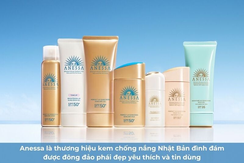 Giới thiệu thương hiệu kem chống nắng Anessa