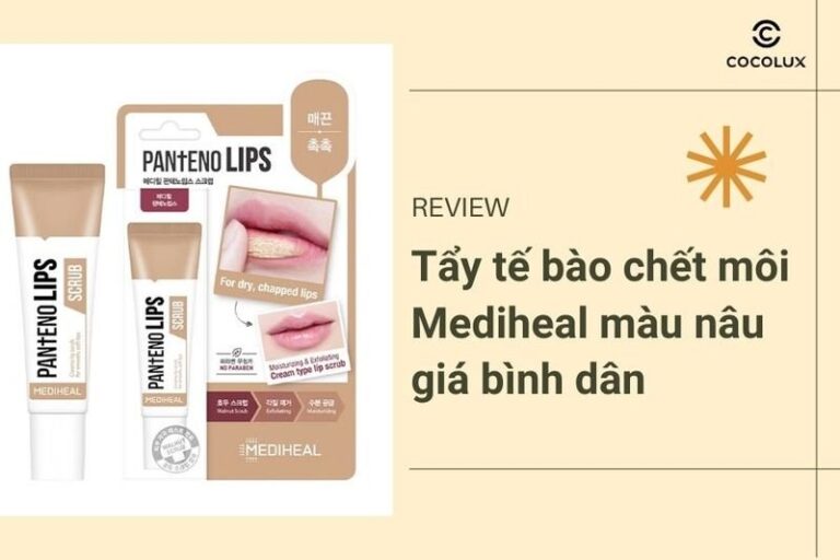 Review Tẩy tế bào chết môi Mediheal màu nâu giá bình dân cho đôi môi mềm mại