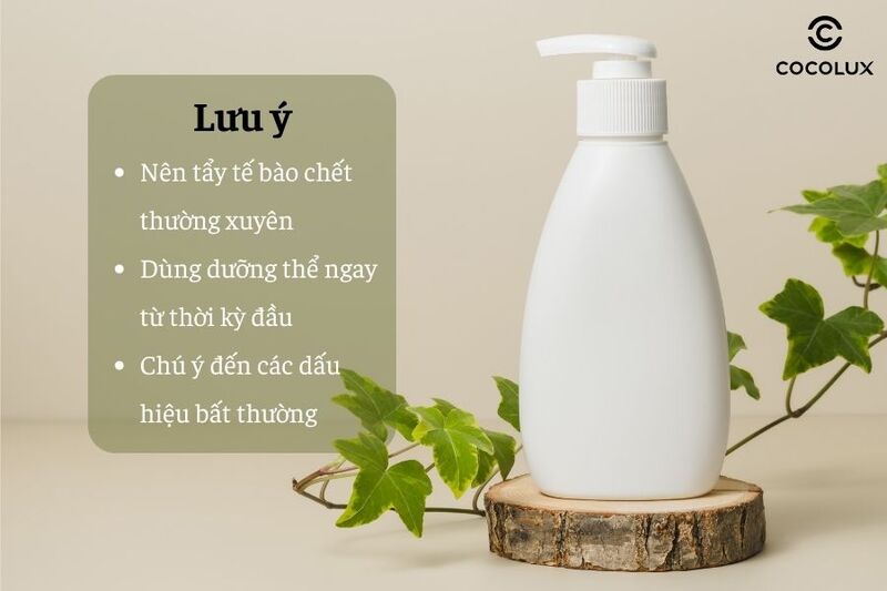 lưu ý cho bà bầu khi sử dụng dưỡng thể