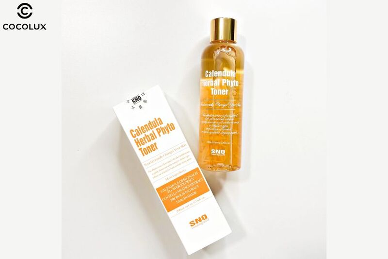 Thiết kế bao bì của Toner Hoa Cúc SNO Calendula Herbal Phyto