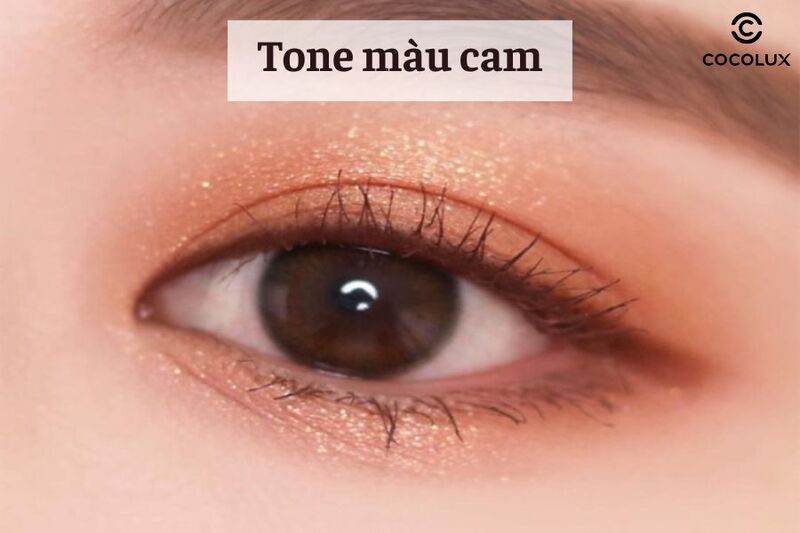 Tone mắt màu cam