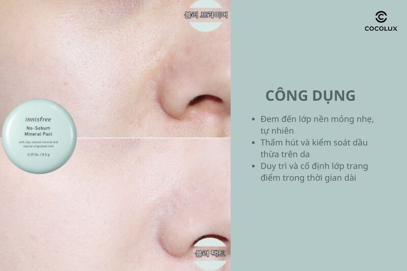 1692666820809-review-phan-phu-innisfree-no-sebum-mineral-pact-4 Công dụng của phấn phủ Innisfree No Sebum Mineral Pact