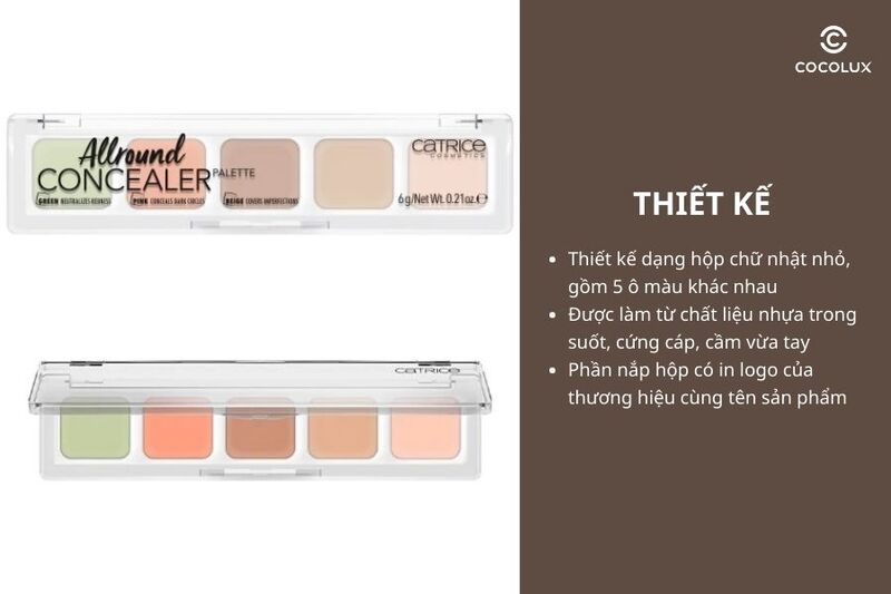 Thiết kế của che khuyết điểm Catrice Allround Concealer