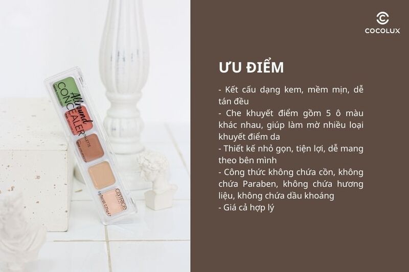 Ưu điểm của che khuyết điểm Catrice Allround Concealer