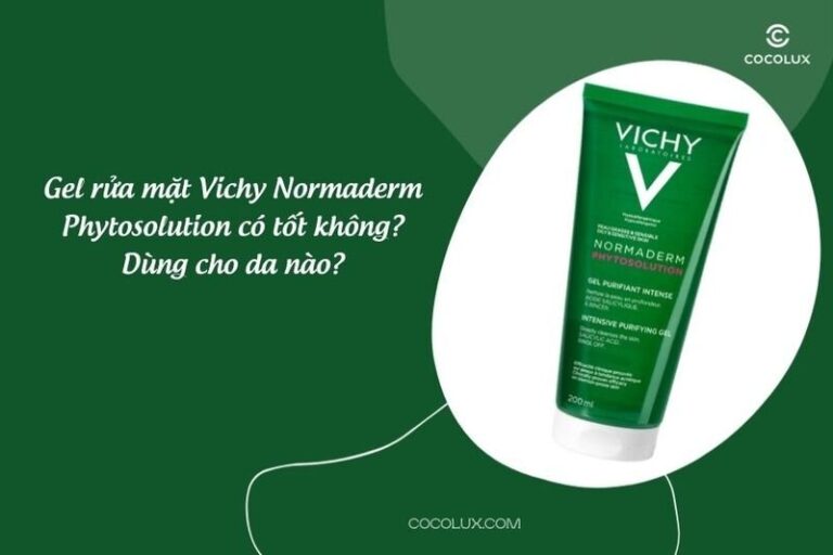 Gel rửa mặt Vichy Normaderm Phytosolution trị mụn hiệu quả cho da dầu mụn