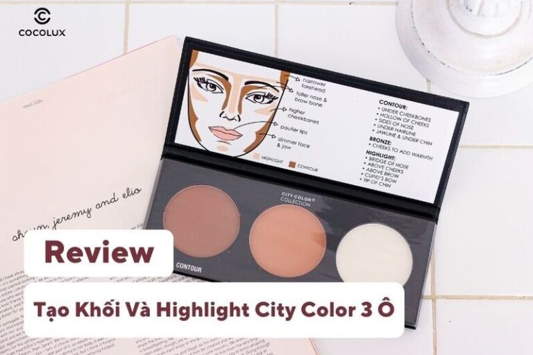 Review City Color 3 Ô Tạo Khối Highlight Sống Mũi Chuẩn Sao