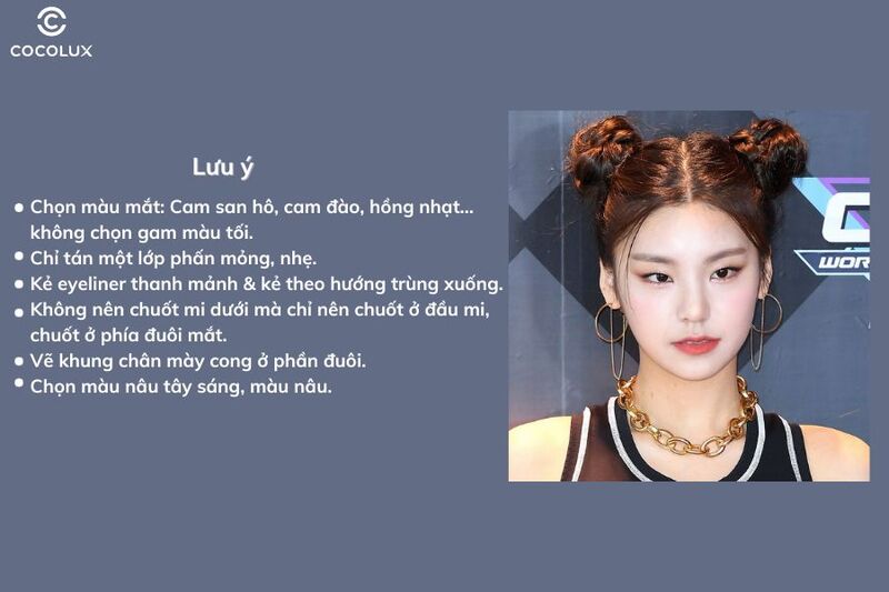 Khi trang điểm cho mắt xếch cần lưu ý nhiều nguyên tắc để có đôi mắt như ý