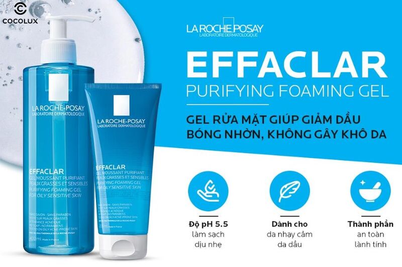 Sữa rửa mặt La Roche-Posay Dành Cho Da Dầu Nhạy Cảm