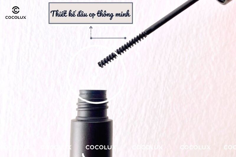 Mascara J.muse Curllong có thiết kế đầu cọ thông minh