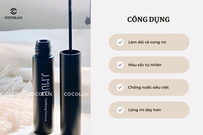 Mascara J.muse Curllong có nhiều công dụng nổi bật