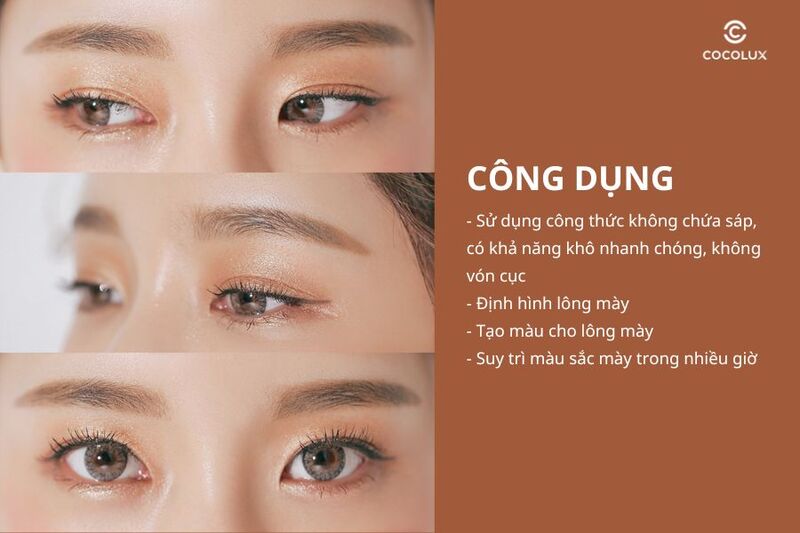 Công dụng của mascara 3CE Eyebrow