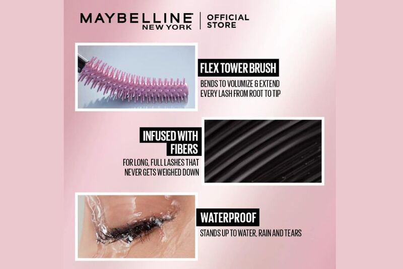 Ưu điểm của Mascara Maybelline Lash Sensational Sky High Waterproof Mascara Makeup