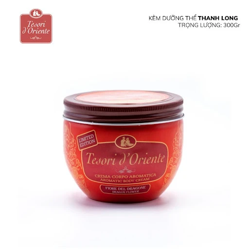 Thiết kế bao bì kem dưỡng thể Tesori d'Oriente Thanh Long 300ml 2007