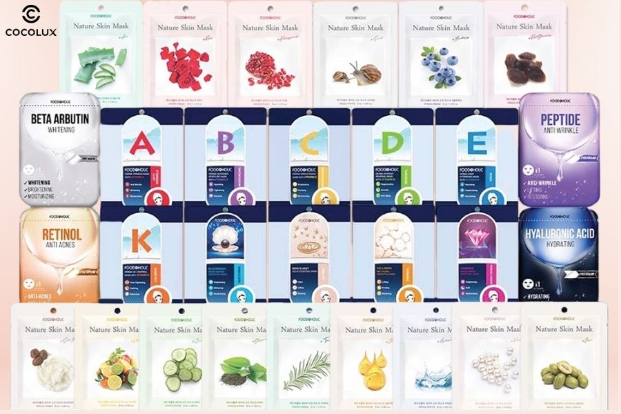 cac-loai-mat-na-food-a-holic cac loai mat na food a holic