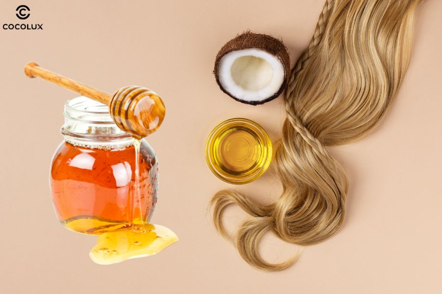 Ủ tóc bằng dầu dừa và mật ong là cách nuôi dưỡng tóc từ gốc, phục hồi độ bóng và chắc khỏe