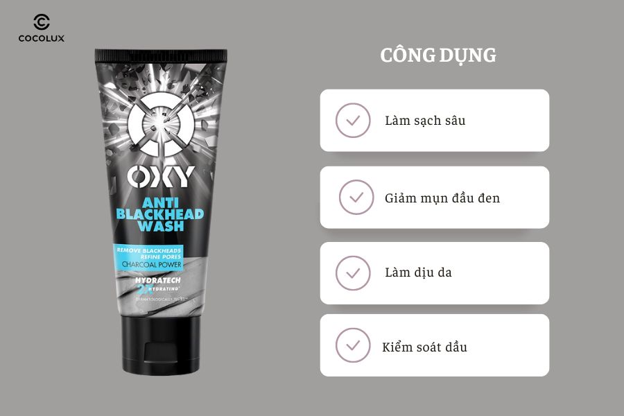 cong-dung-cua-kem-rua-mat-oxy-giam-mun-dau-den-danh-cho-nam Công dụng nổi bật của Kem Rửa Mặt OXY Giảm Mụn Đầu Đen